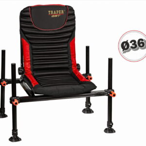 Fotel wędkarski Feeder GST PRO Red – Traper