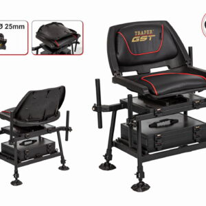 Kosz wędkarski Traper Feeder Comfort D25 mm – obrotowe siedzisko