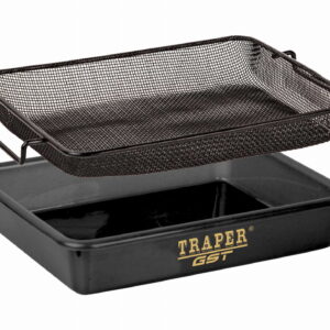 Kuweta Small z sitem 3 mm Traper – czarna 26×21×5 cm