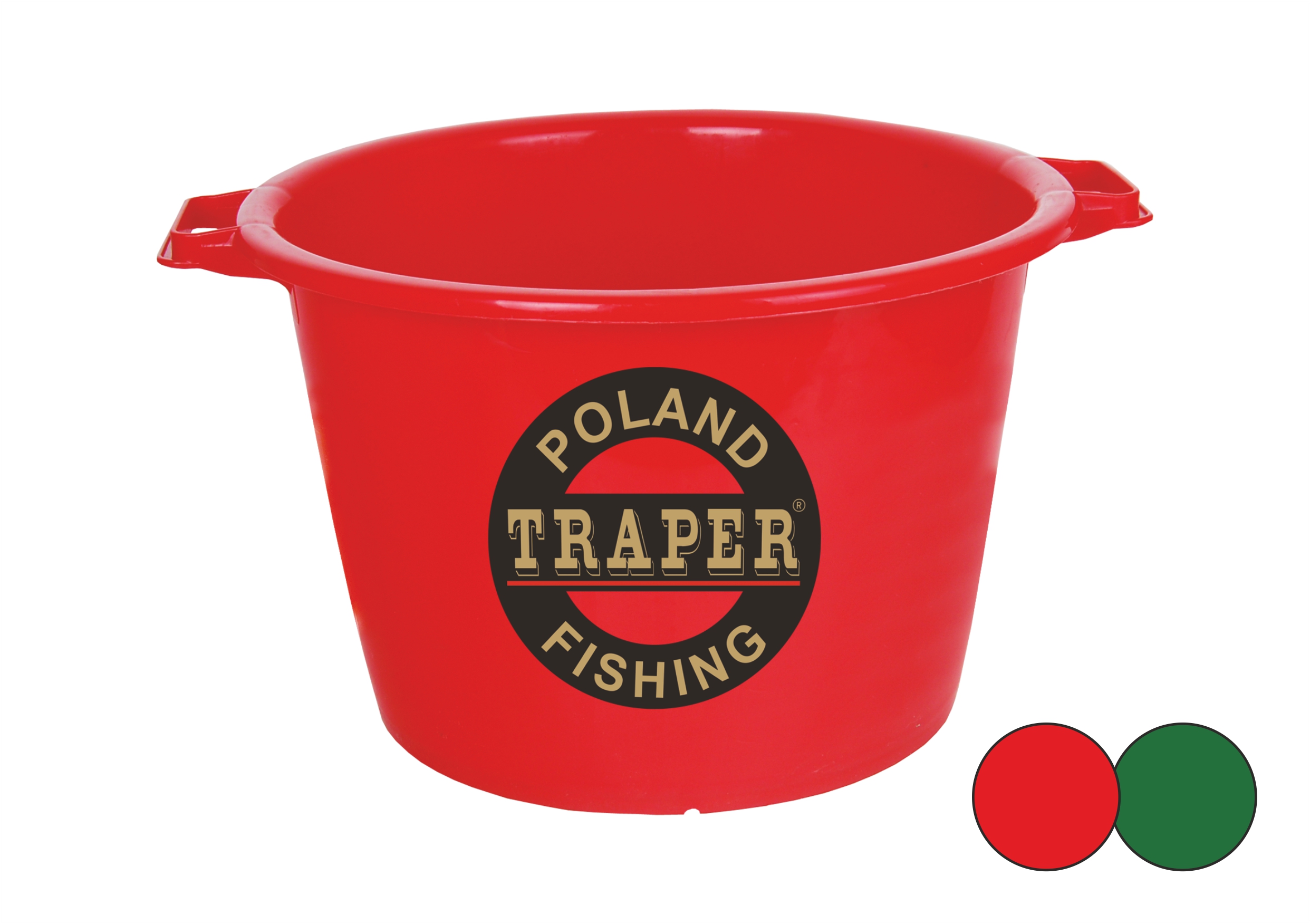 Pojemnik do zanęty Traper – czerwony 40 l