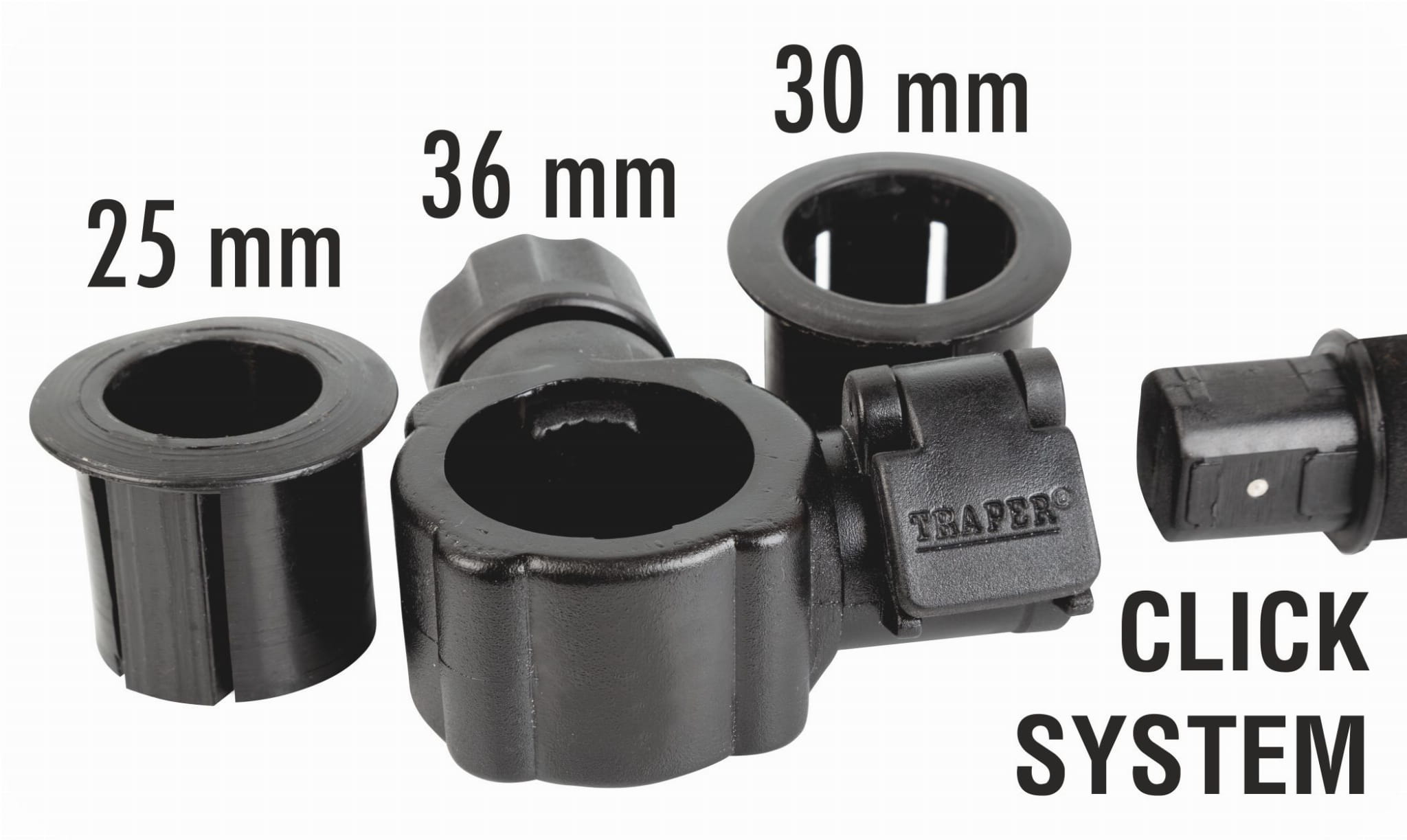Uchwyt feeder GST Carbo Click Traper – 30 cm D36/25 - obrazek 2